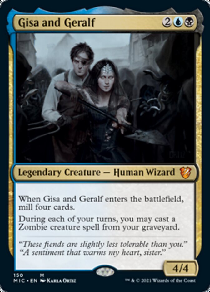 Gisa and Geralf [Innistrad: Midnight Hunt Commander] | Shuffle n Cut Hobbies & Games