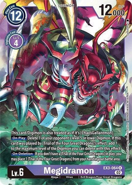 Megidramon [EX3-064] [Revision Pack Cards] | Shuffle n Cut Hobbies & Games