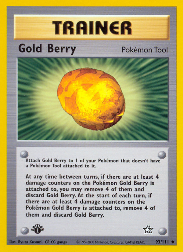 Gold Berry (93/111) [Neo Genesis 1st Edition] | Shuffle n Cut Hobbies & Games