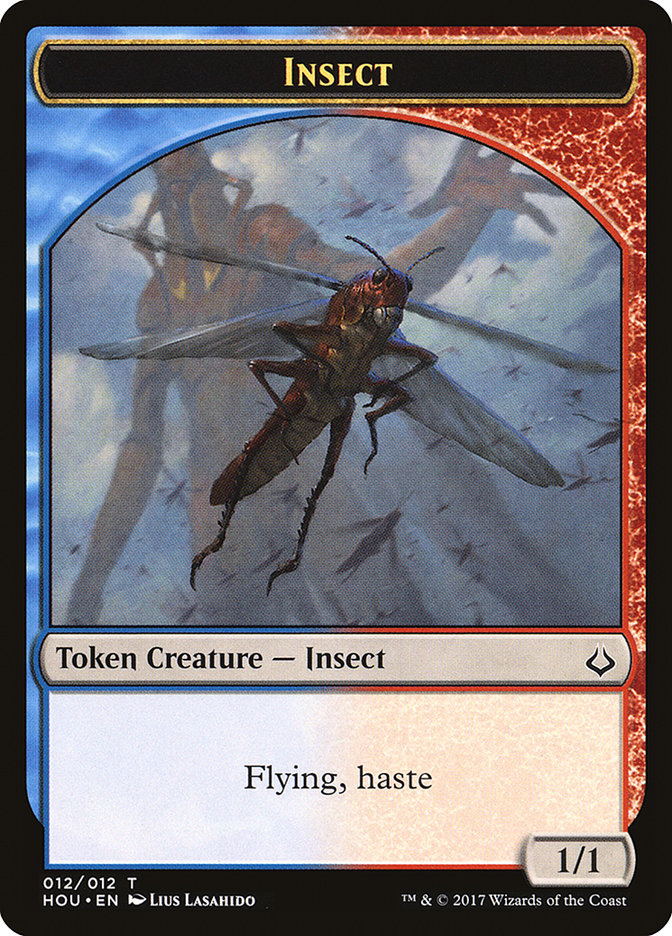 Insect Token [Hour of Devastation Tokens] | Shuffle n Cut Hobbies & Games