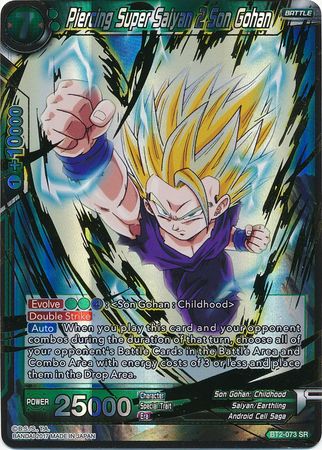 Piercing Super Saiyan 2 Son Gohan [BT2-073] | Shuffle n Cut Hobbies & Games