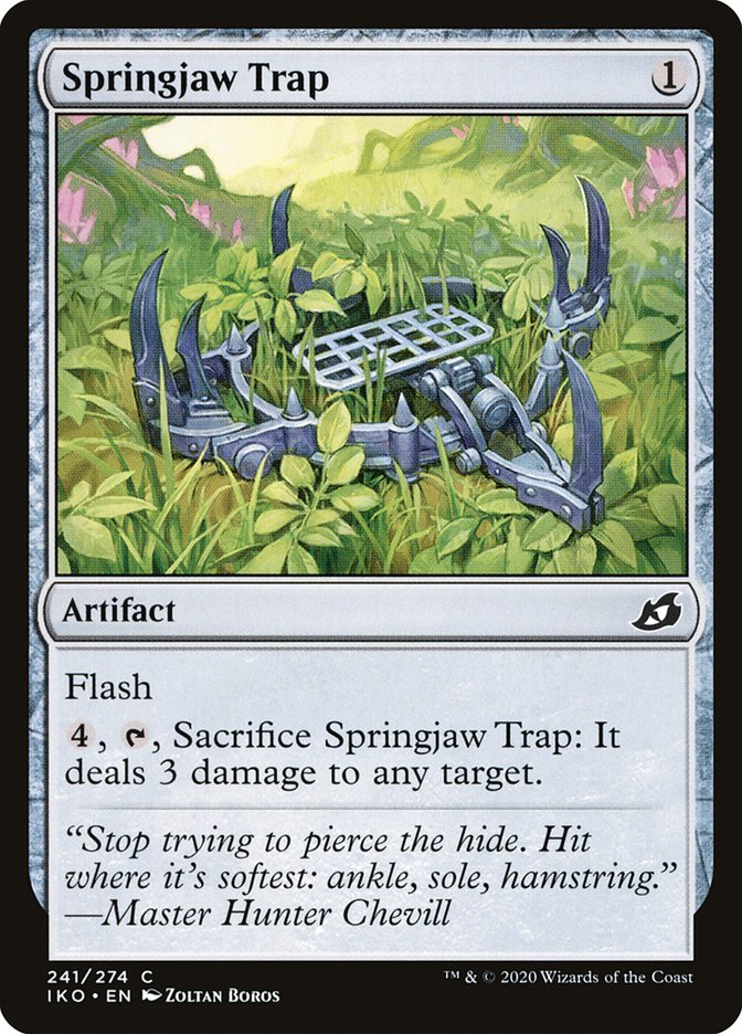 Springjaw Trap [Ikoria: Lair of Behemoths] | Shuffle n Cut Hobbies & Games