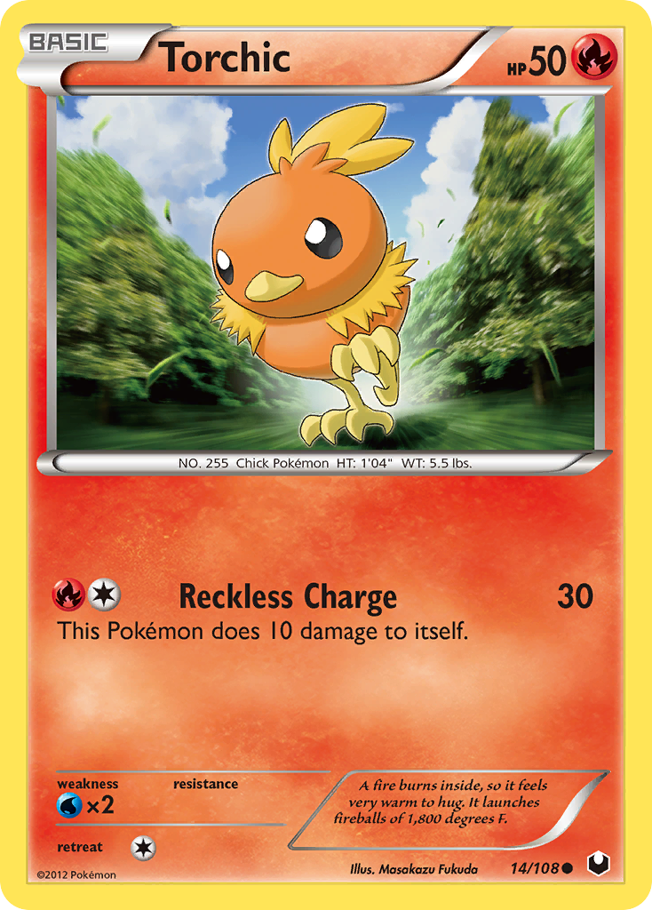 Torchic (14/108) [Black & White: Dark Explorers] | Shuffle n Cut Hobbies & Games