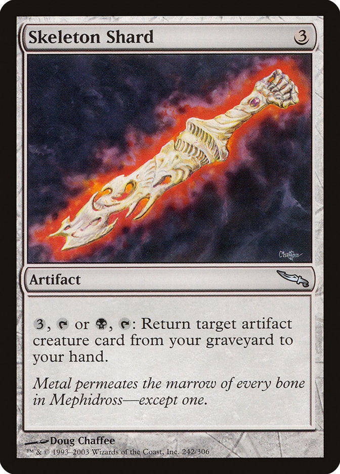 Skeleton Shard [Mirrodin] | Shuffle n Cut Hobbies & Games