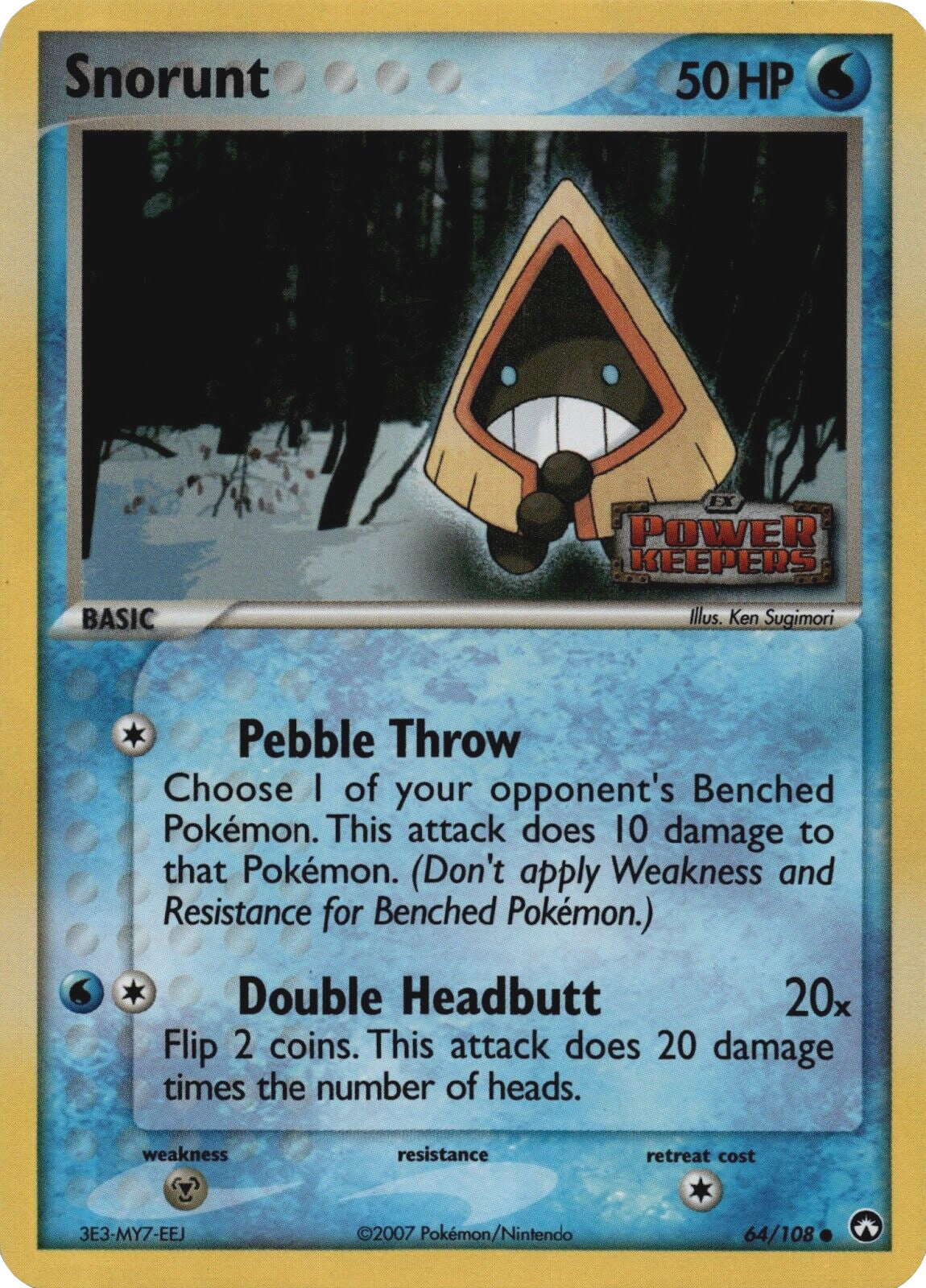 Snorunt (64/108) (Stamped) [EX: Power Keepers] | Shuffle n Cut Hobbies & Games