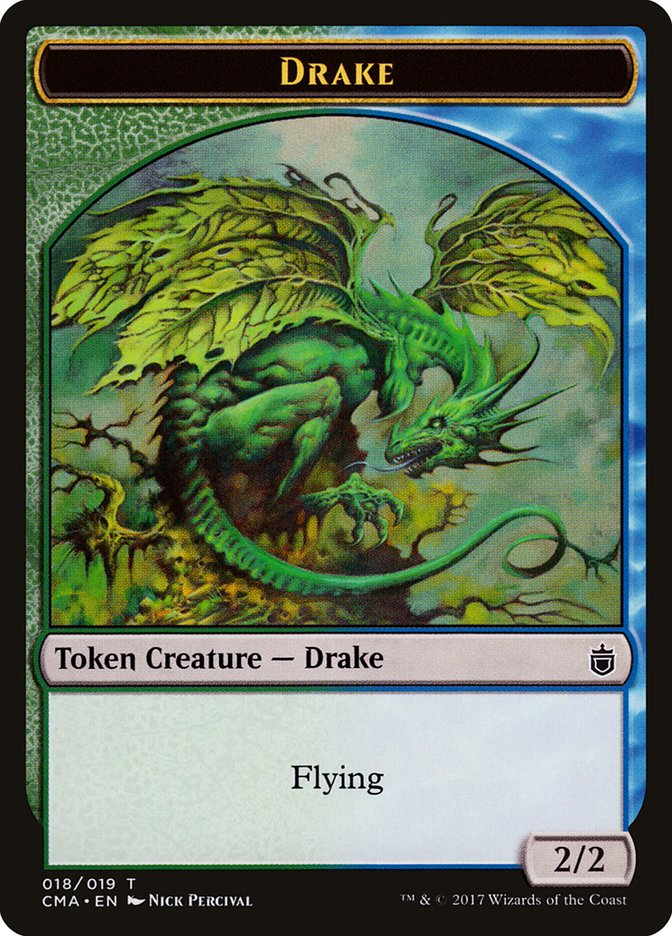 Drake Token [Commander Anthology Tokens] | Shuffle n Cut Hobbies & Games