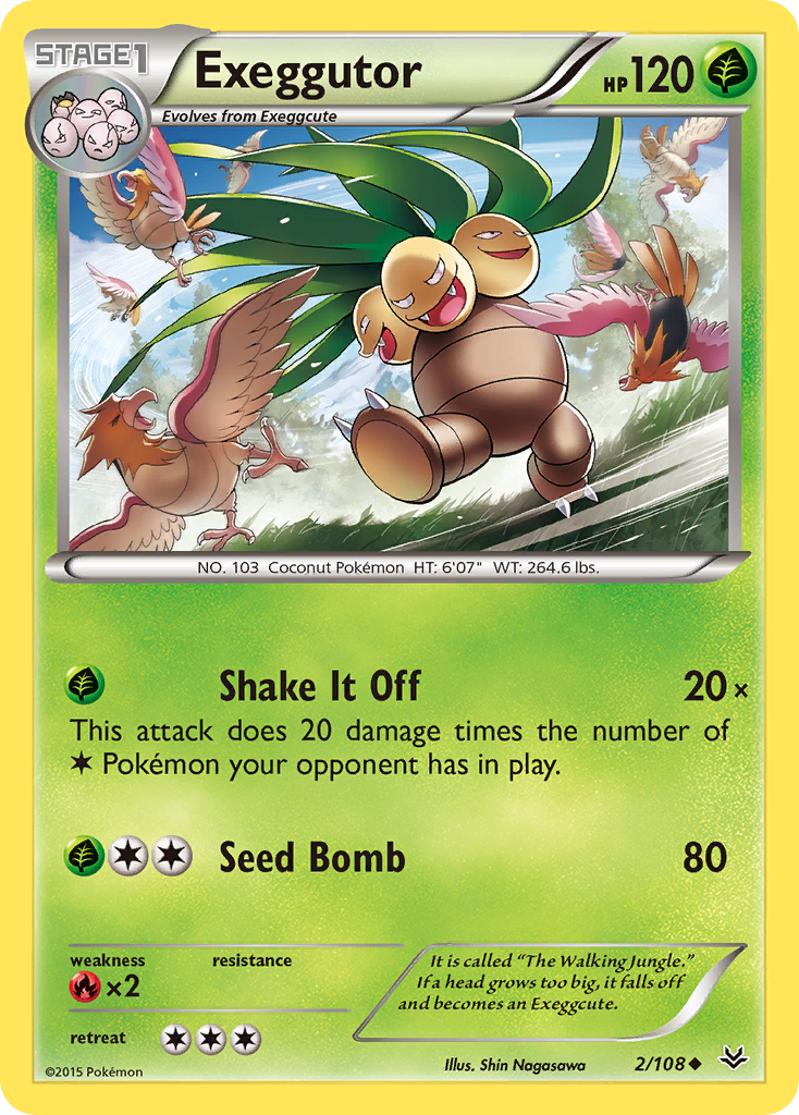 Exeggutor (2/108) [XY: Roaring Skies] | Shuffle n Cut Hobbies & Games