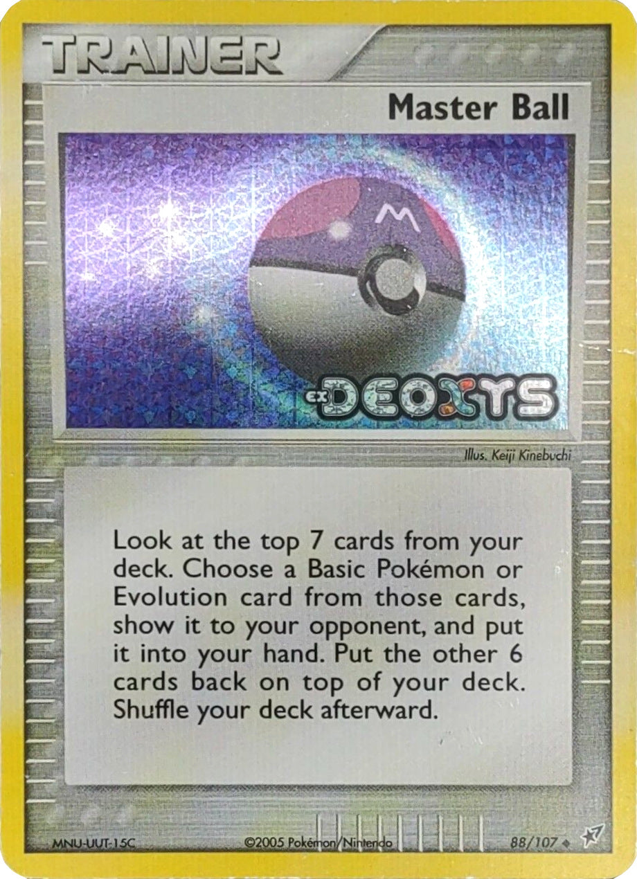 Master Ball (88/107) (Stamped) [EX: Deoxys] | Shuffle n Cut Hobbies & Games