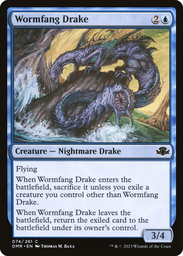 Wormfang Drake [Dominaria Remastered] | Shuffle n Cut Hobbies & Games