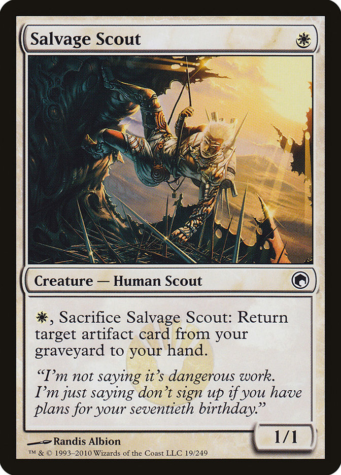 Salvage Scout [Scars of Mirrodin] | Shuffle n Cut Hobbies & Games