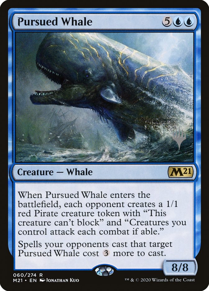 Pursued Whale (Promo Pack) [Core Set 2021 Promos] | Shuffle n Cut Hobbies & Games