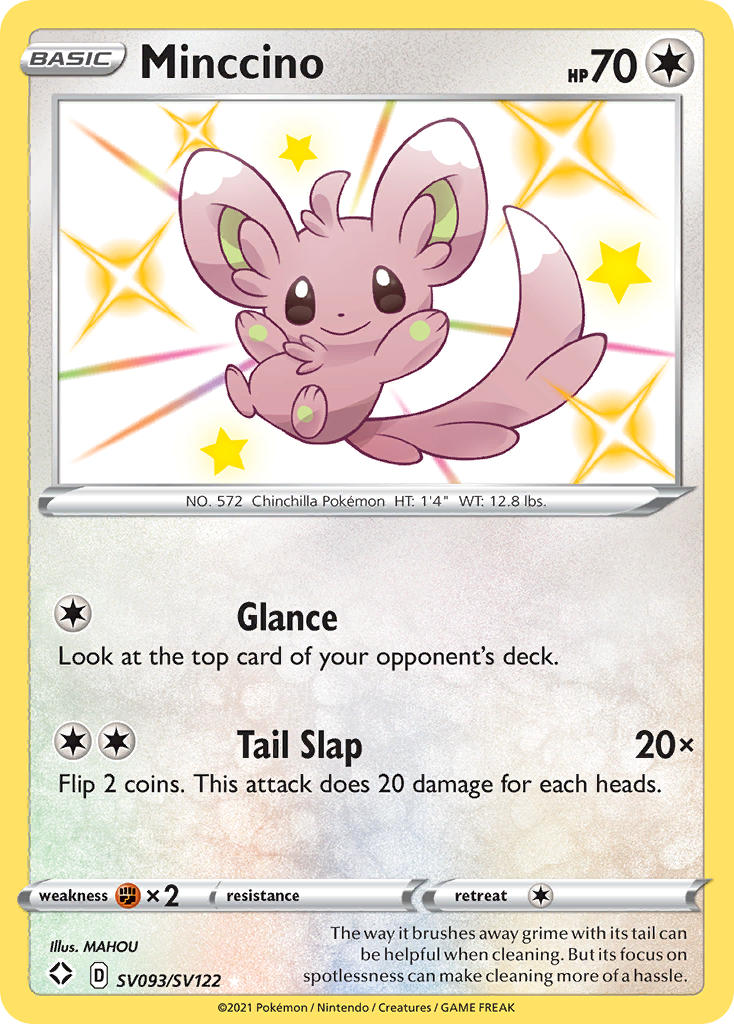 Minccino (SV093/SV122) [Sword & Shield: Shining Fates] | Shuffle n Cut Hobbies & Games