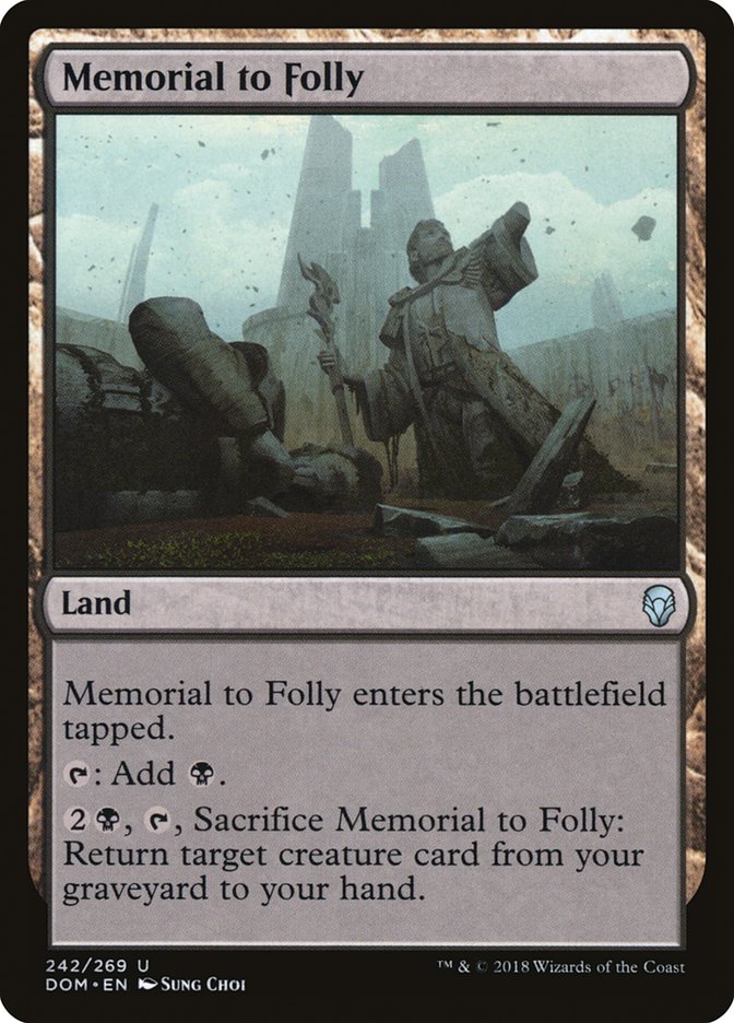 Memorial to Folly [Dominaria] | Shuffle n Cut Hobbies & Games