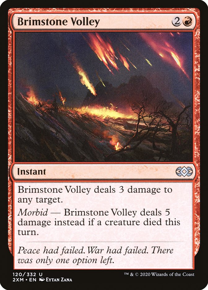 Brimstone Volley [Double Masters] | Shuffle n Cut Hobbies & Games