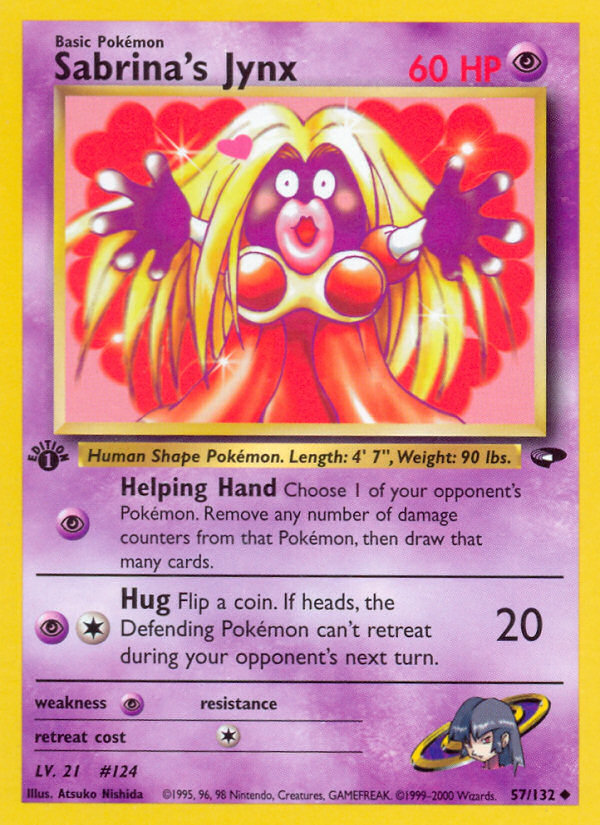 Sabrina's Jynx (57/132) [Gym Challenge 1st Edition] | Shuffle n Cut Hobbies & Games