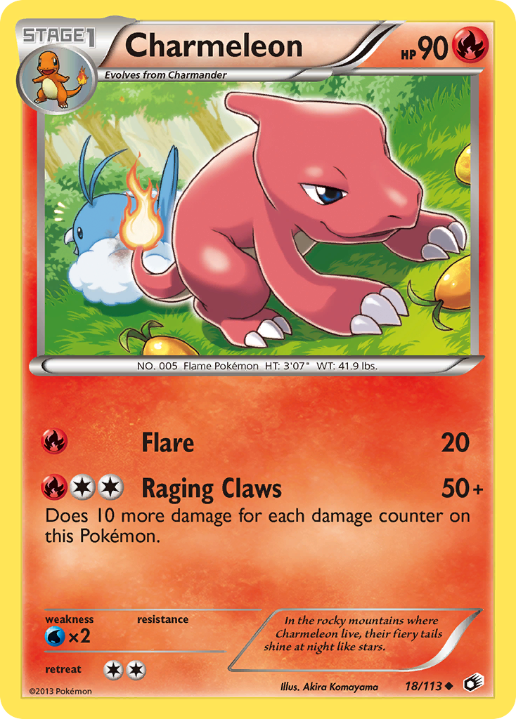 Charmeleon (18/113) [Black & White: Legendary Treasures] | Shuffle n Cut Hobbies & Games