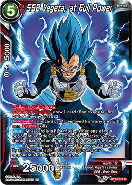 SSB Vegeta, at Full Power (Rare) [BT13-021] | Shuffle n Cut Hobbies & Games