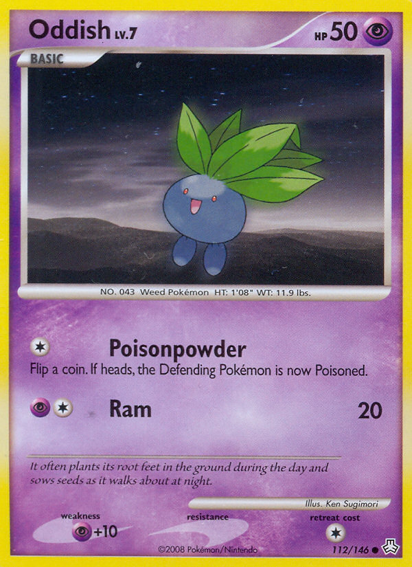 Oddish (112/146) [Diamond & Pearl: Legends Awakened] | Shuffle n Cut Hobbies & Games