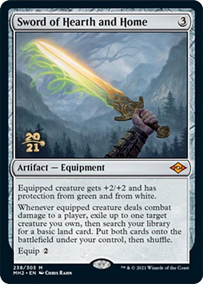 Sword of Hearth and Home [Modern Horizons 2 Prerelease Promos] | Shuffle n Cut Hobbies & Games