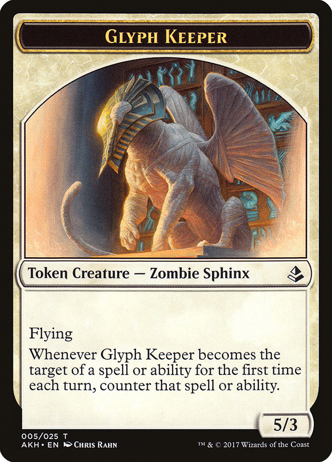 Glyph Keeper Token [Amonkhet Tokens] | Shuffle n Cut Hobbies & Games