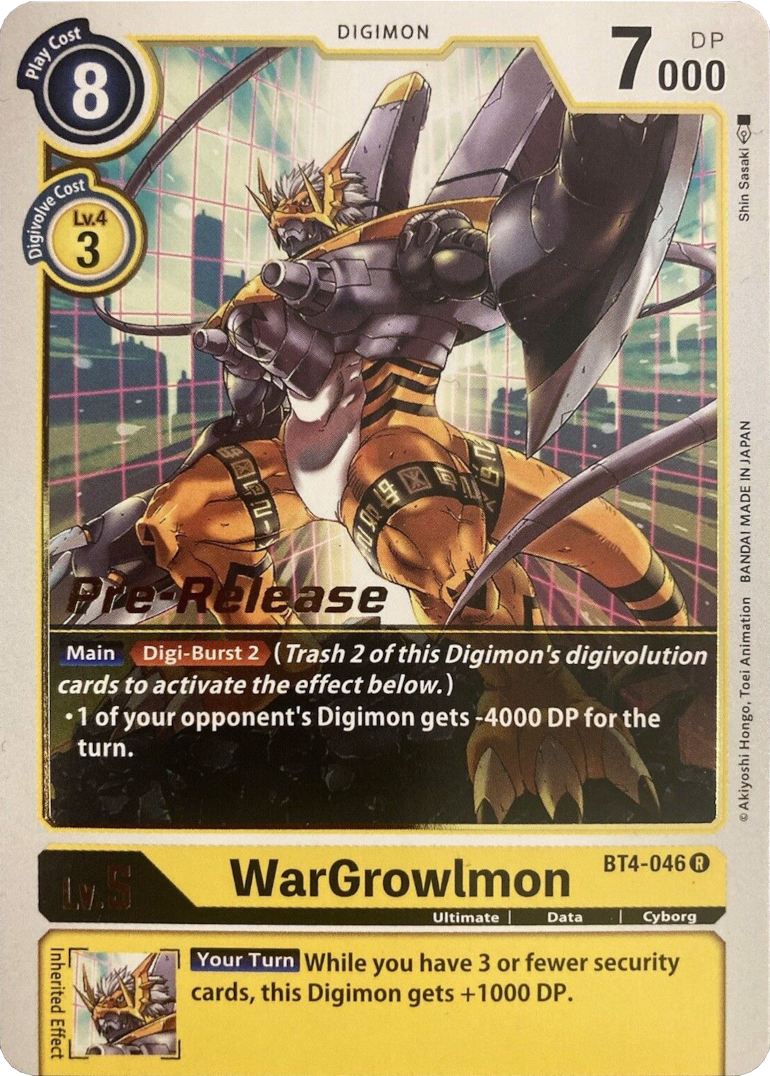 WarGrowlmon [BT4-046] [Great Legend Pre-Release Promos] | Shuffle n Cut Hobbies & Games