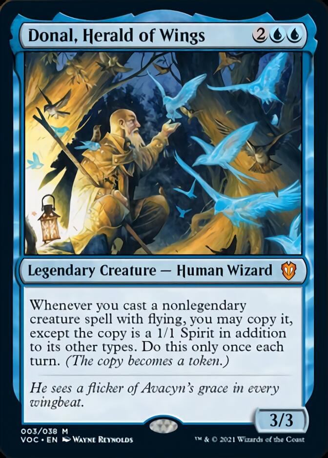 Donal, Herald of Wings [Innistrad: Crimson Vow Commander] | Shuffle n Cut Hobbies & Games