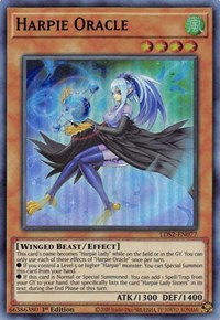 Harpie Oracle (Green) [LDS2-EN077] Ultra Rare | Shuffle n Cut Hobbies & Games