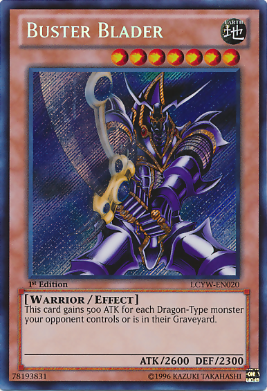 Buster Blader [LCYW-EN020] Secret Rare | Shuffle n Cut Hobbies & Games