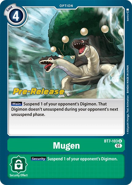 Mugen [BT7-103] [Next Adventure Pre-Release Cards] | Shuffle n Cut Hobbies & Games