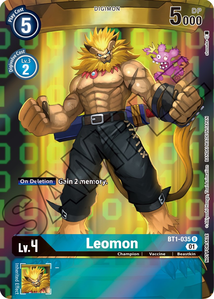 Leomon [BT1-035] (Tamer's Card Set 1) [Release Special Booster Ver.1.0] | Shuffle n Cut Hobbies & Games