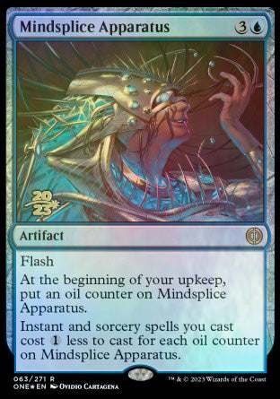 Mindsplice Apparatus [Phyrexia: All Will Be One Prerelease Promos] | Shuffle n Cut Hobbies & Games