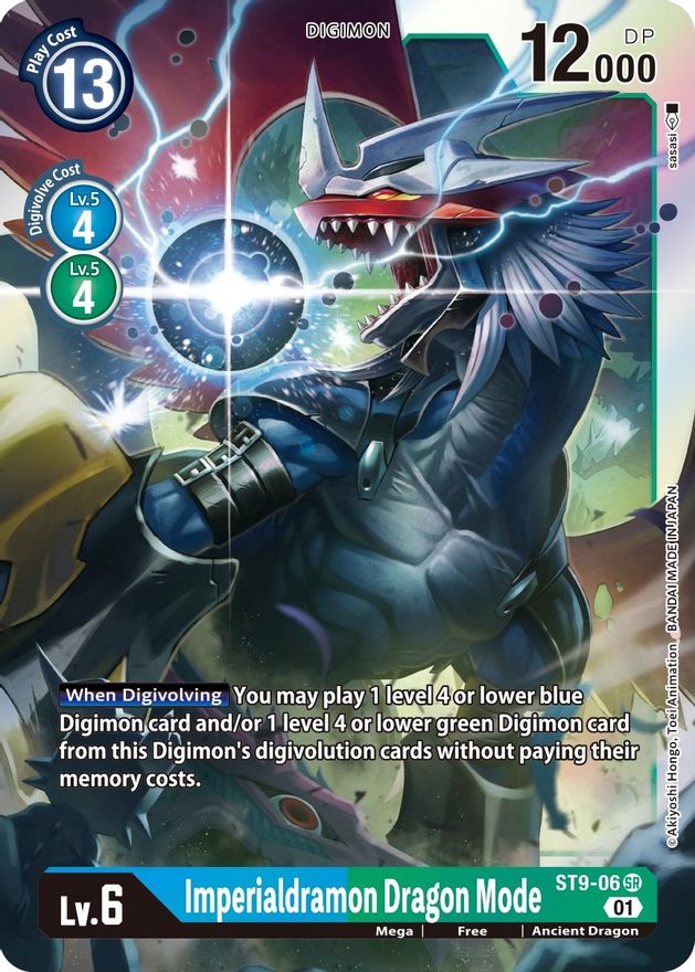 Imperialdramon Dragon Mode [ST9-06] [Starter Deck: Ultimate Ancient Dragon] | Shuffle n Cut Hobbies & Games