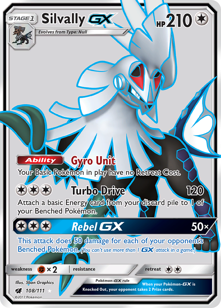 Silvally GX (108/111) [Sun & Moon: Crimson Invasion] | Shuffle n Cut Hobbies & Games