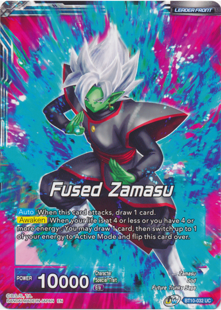 Fused Zamasu // Fused Zamasu, Divine Ruinbringer (BT10-032) [Rise of the Unison Warrior Prerelease Promos] | Shuffle n Cut Hobbies & Games