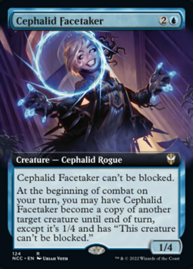 Cephalid Facetaker (Extended Art) [Streets of New Capenna Commander] | Shuffle n Cut Hobbies & Games