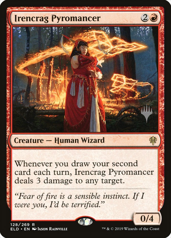 Irencrag Pyromancer (Promo Pack) [Throne of Eldraine Promos] | Shuffle n Cut Hobbies & Games