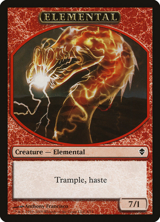 Elemental Token [Zendikar Tokens] | Shuffle n Cut Hobbies & Games