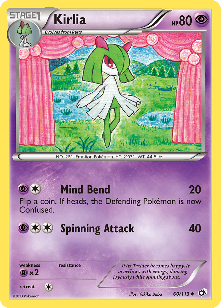 Kirlia (60/113) [Black & White: Legendary Treasures] | Shuffle n Cut Hobbies & Games