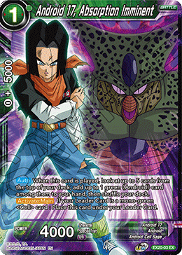 Android 17, Absorption Imminent (EX20-03) [Ultimate Deck 2022] | Shuffle n Cut Hobbies & Games