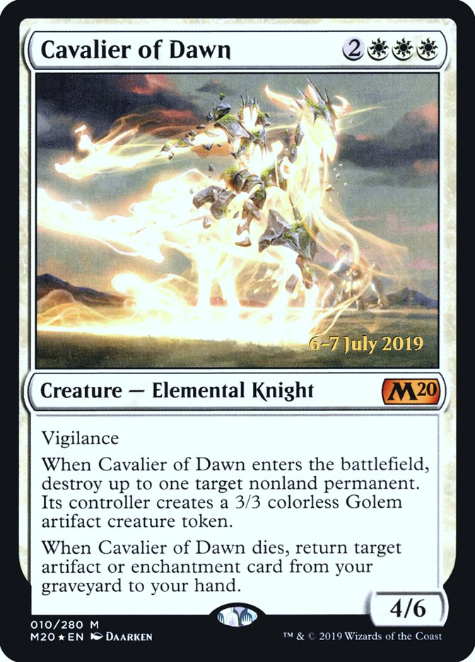 Cavalier of Dawn [Core Set 2020 Prerelease Promos] | Shuffle n Cut Hobbies & Games