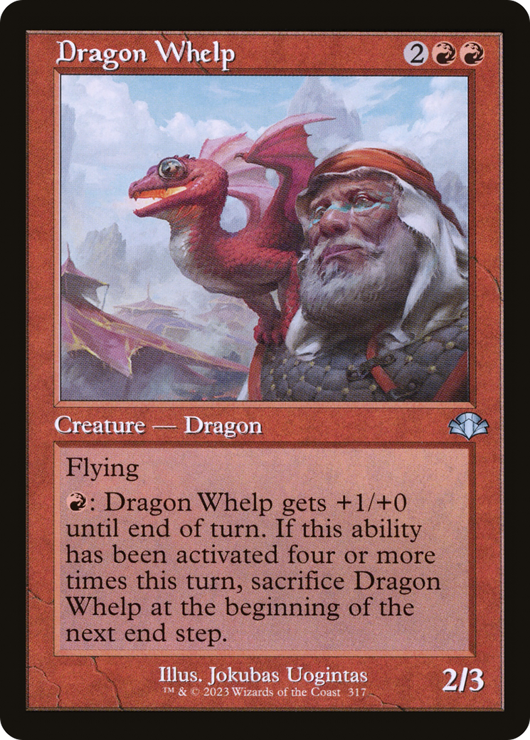 Dragon Whelp (Retro) [Dominaria Remastered] | Shuffle n Cut Hobbies & Games