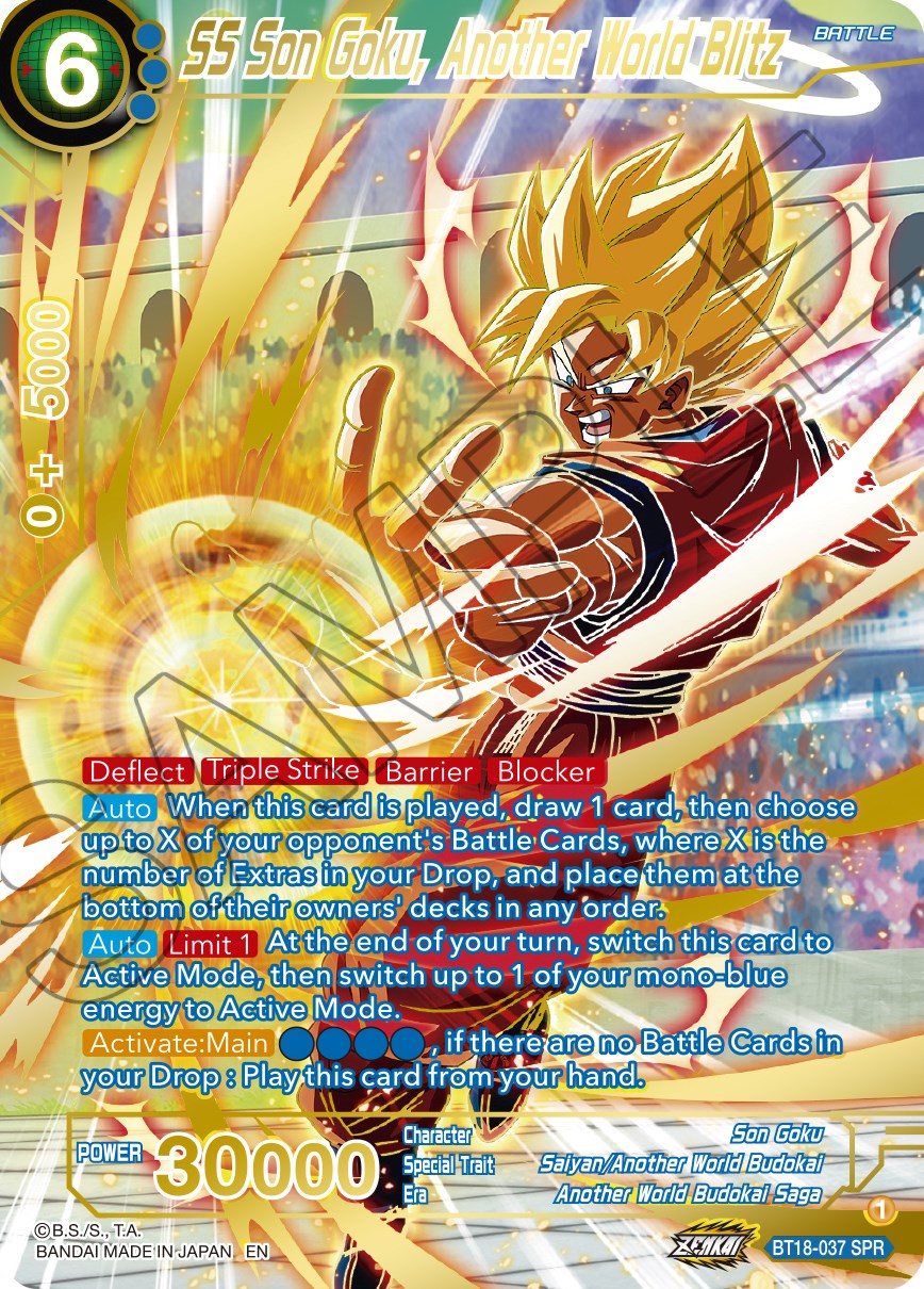 SS Son Goku, Another World Blitz (SPR) (BT18-037) [Dawn of the Z-Legends] | Shuffle n Cut Hobbies & Games