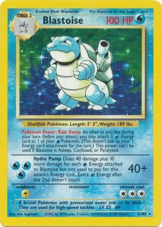 Blastoise (2/102) [Base Set Unlimited] | Shuffle n Cut Hobbies & Games