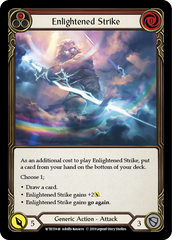 Enlightened Strike [WTR159-M] Alpha Print Rainbow Foil | Shuffle n Cut Hobbies & Games