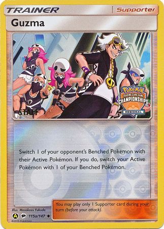 Guzma (115a/147) (Regional Championship Promo Staff) [Sun & Moon: Burning Shadows] | Shuffle n Cut Hobbies & Games