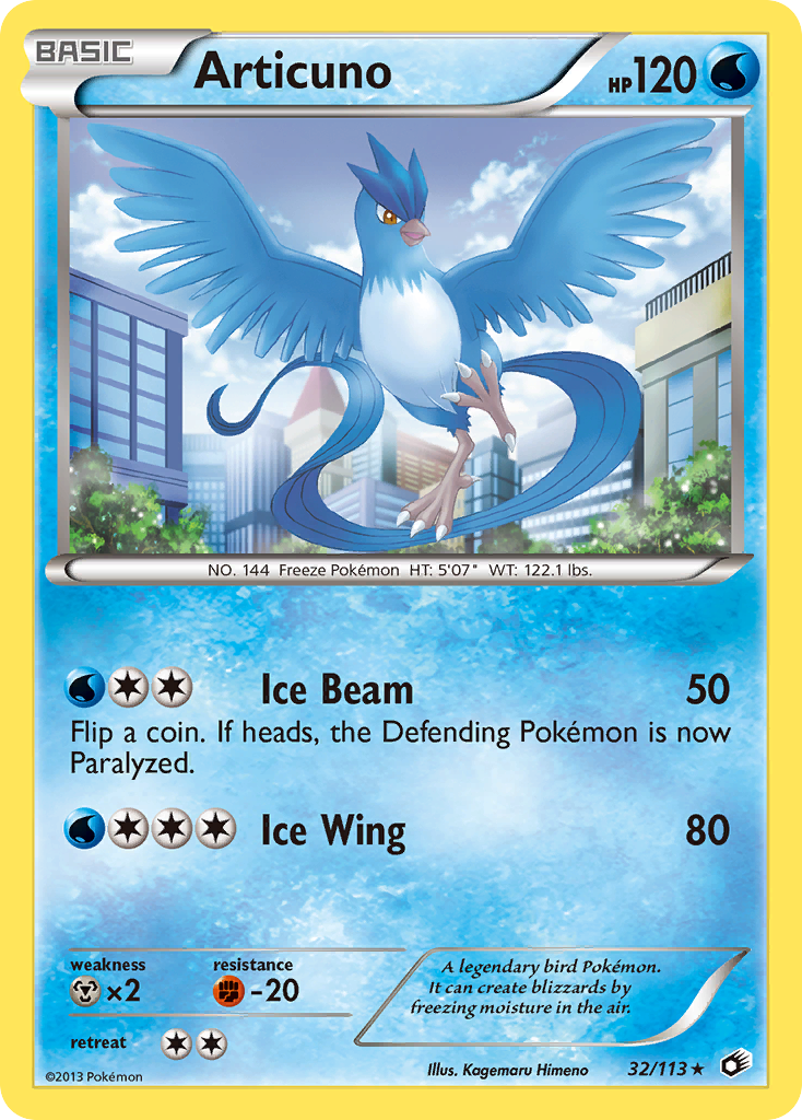 Articuno (32/113) [Black & White: Legendary Treasures] | Shuffle n Cut Hobbies & Games