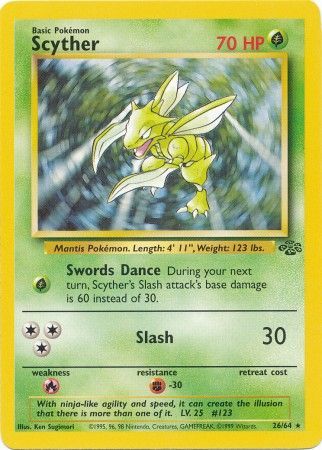 Scyther (26/64) [Jungle Unlimited] | Shuffle n Cut Hobbies & Games