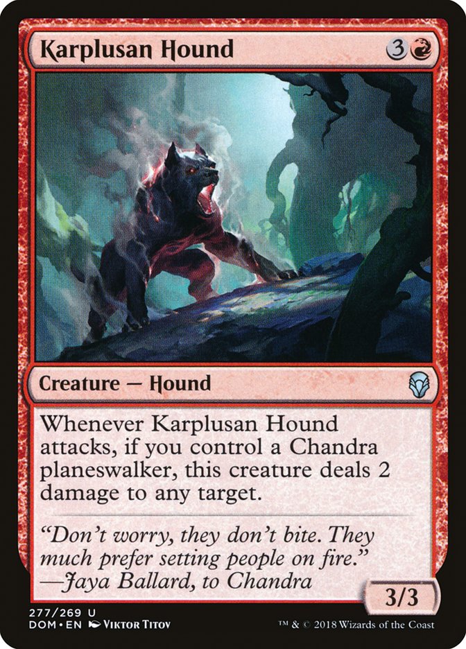 Karplusan Hound [Dominaria] | Shuffle n Cut Hobbies & Games