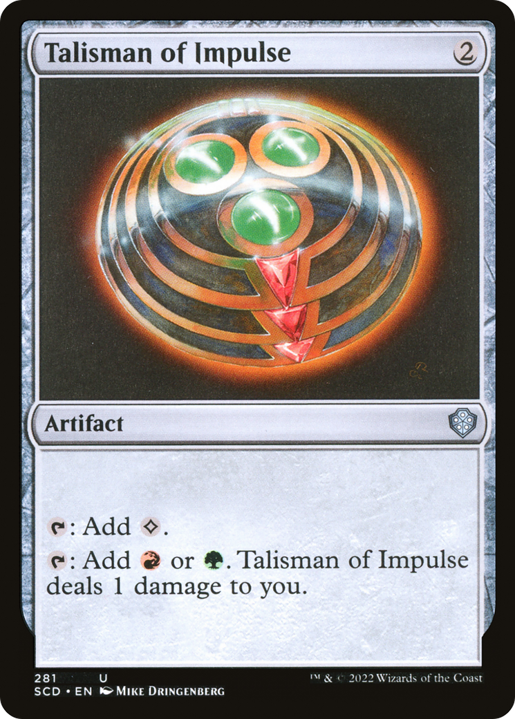 Talisman of Impulse [Starter Commander Decks] | Shuffle n Cut Hobbies & Games