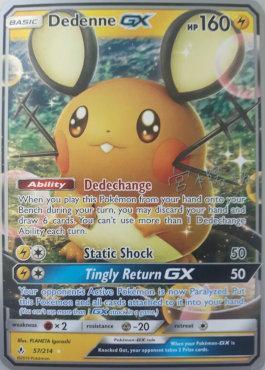 Dedenne GX (57/214) (Pikarom Judge - Haruki Miyamoto) [World Championships 2019] | Shuffle n Cut Hobbies & Games